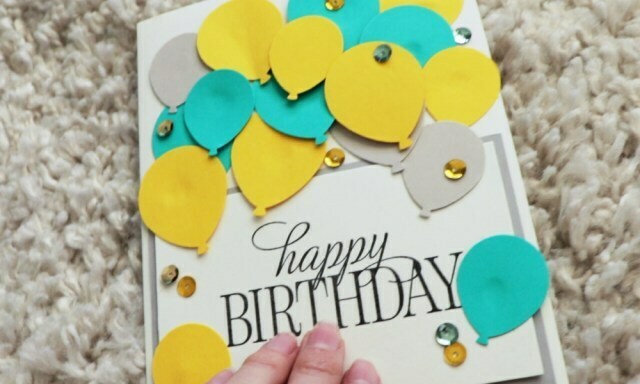cách thực hiện thiệp sinh nhật handmade 