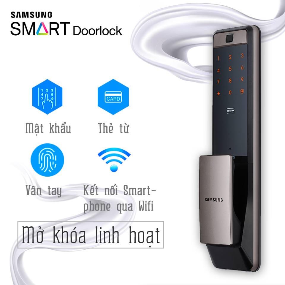 Các tính năng vượt trội của khóa vân tay Samsung SHP-DP609