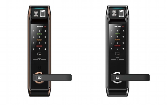 Khóa cửa vân tay Unicor UN-9000BWSK-F
