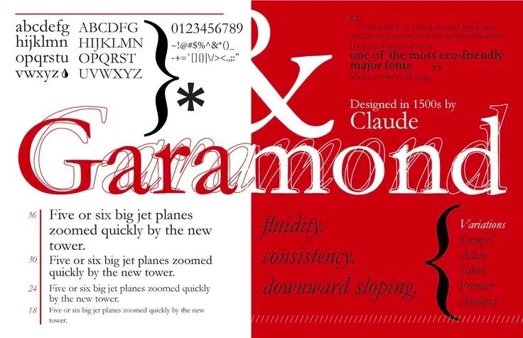 Top 13 Font chữ thiết kế Logo ấn tượng dành cho dân thiết kế 21 Font chữ thiết kế logo Garamond